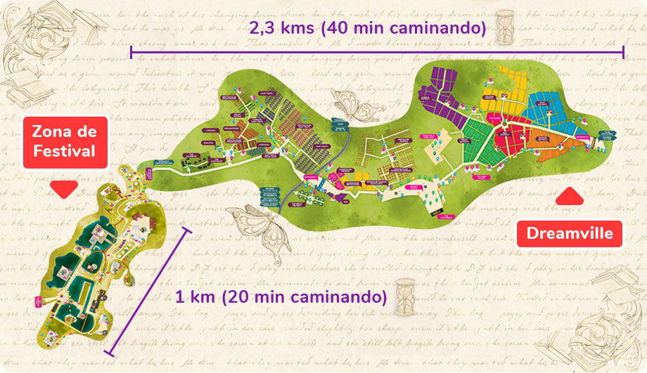 Mapa de tomorrowland