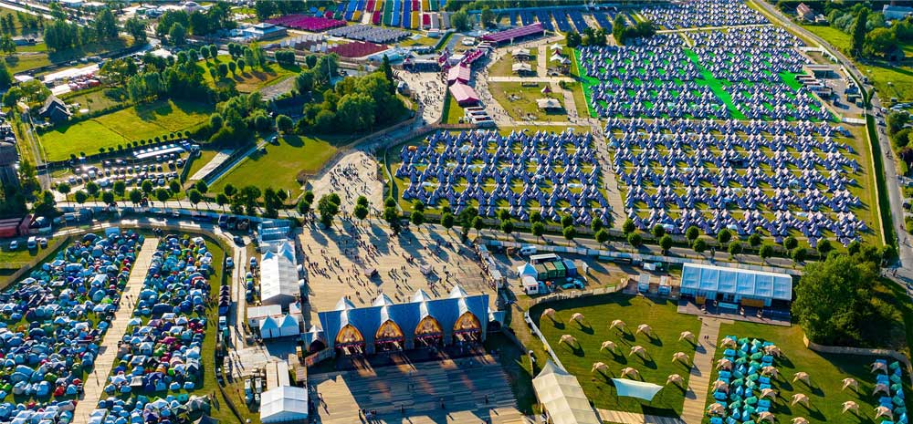 vista aerea camping tomorrowland dreamville