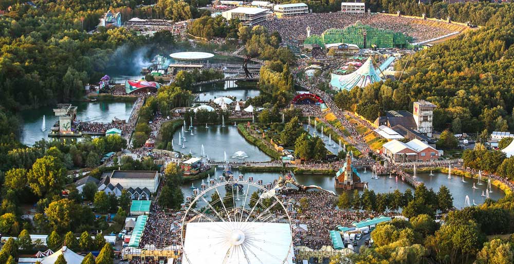 vista aerea tomorrowland belgica 